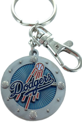 Dodgers Keychain LA